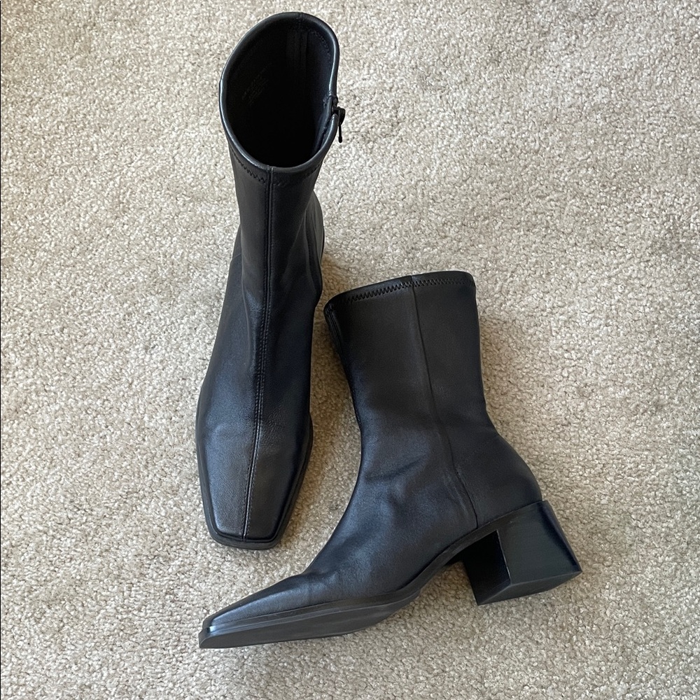 & Other Stories Black Heeled Boots